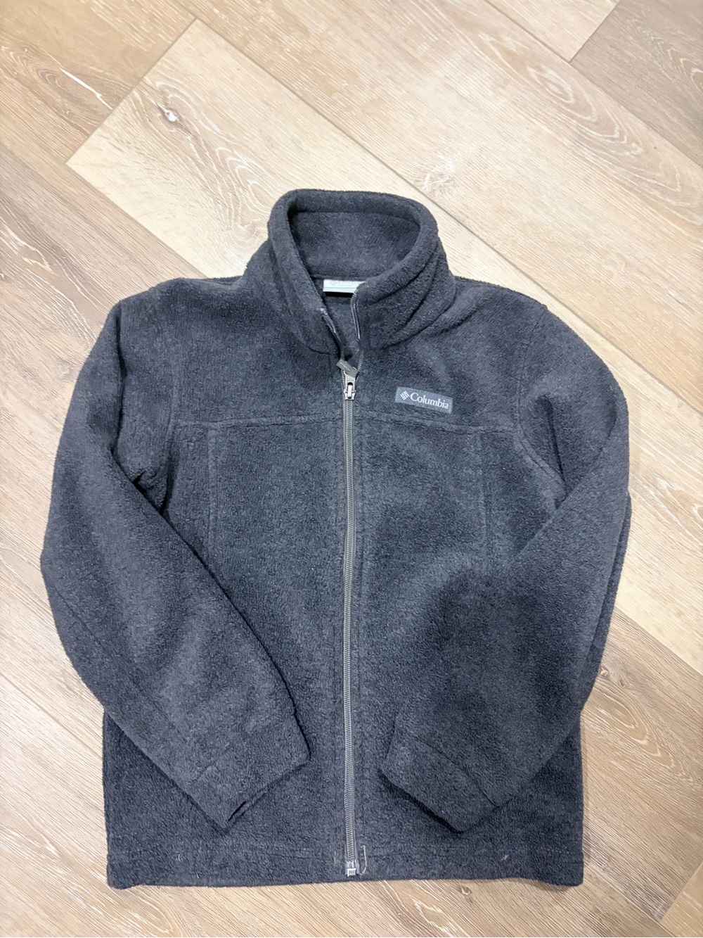 Columbia Kids Black Full-Zip Fleece Jacket